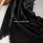 روسری پاییزه طرح لویی ویتون - مدل 7004 حاشیه مشکی