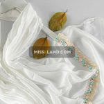 شال مزونی آموتیا ـ مدل 1500 حاشیه سفید