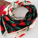 روسری نخی ژاکارد یلدا - مدل 7278 نمای کامل