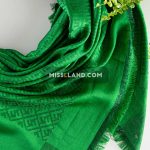 روسری فندی - مدل 7285 حاشیه سبز
