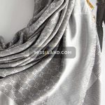 روسری گوچی - مدل 8020 حاشیه طوسی