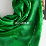 روسری گوچی - مدل 8020 حاشیه سبز