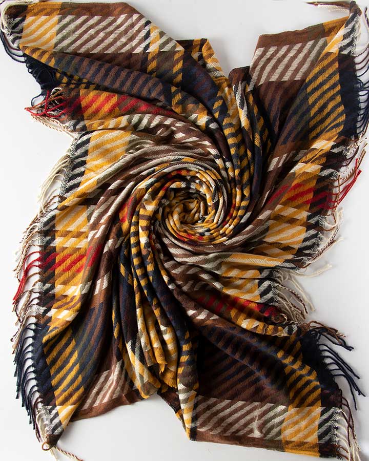 روسری پاییزه ماکسیم - مدل 7452 طرح روسری