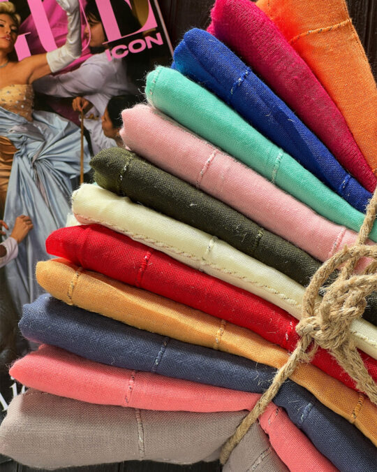 شال نخی کنفی آبادیس - مدل 2988 رنگبندی شال