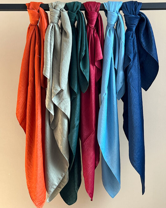 روسری چهارفصل رابون - مدل 7537 رنگبندی روسری