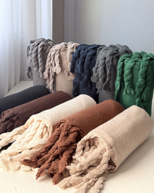 شال پشمی پاییزه لوسیا - مدل 5741 دارای 10 رنگ