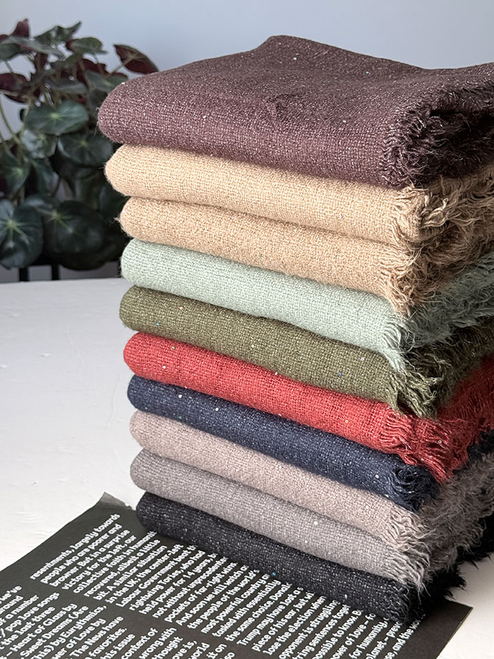 شال نخی حولهای پاییزه اروین - مدل 5852