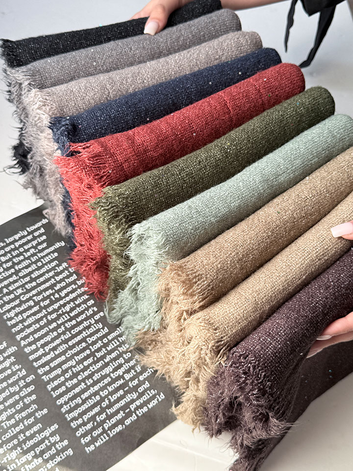 شال نخی حولهای پاییزه اروین - مدل 5852 - Image 2