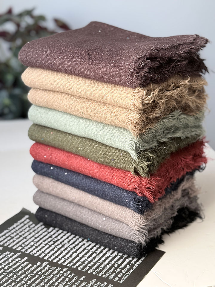 شال نخی حولهای پاییزه اروین - مدل 5852 - Image 3