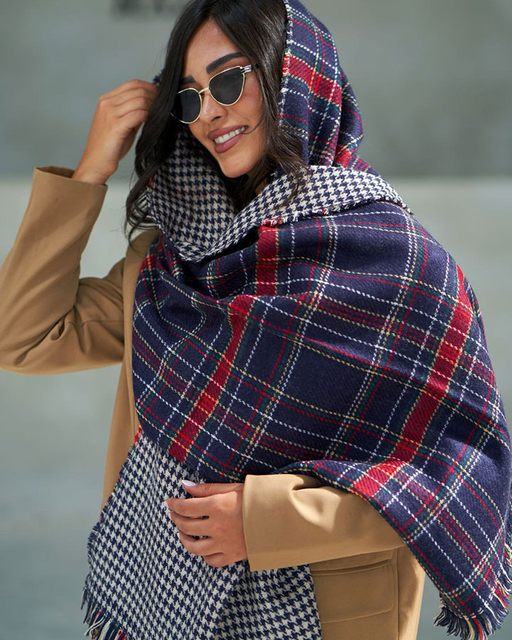 شال موهر پاییزه دیلا - مدل 5868